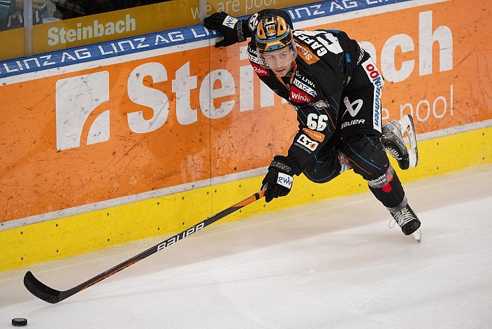 Stefan Gaffal (Steinbach Black Wings Linz) Steinbach Black Wings Linz vs Migross Supermercati Asiago Hockey 1935, 14. Runde ICE Hockey League, Steinbach Black Wings Linz, Linz AG Eisarena 