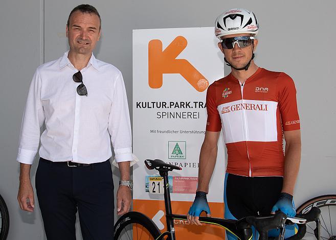 Riccardo Zoidl (AUT, Team Felbermayr Simplon Wels) im Trikot des Besten Österreichers 3. Etappe Traun - Hinterstoder, Int. Raiffeisen Oberösterreich Rundfahrt UCI Kat. 2.2