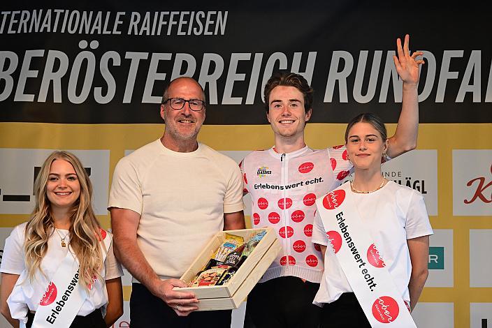 Im Bergtrikot Trym Brennsaeter (NOR, Tirol KTM Cycling Team) Wels - Aigen - Schlägl, 14. Int. Raiffeisen OÖ-Radrundfahrt UCI Kat. 2.2