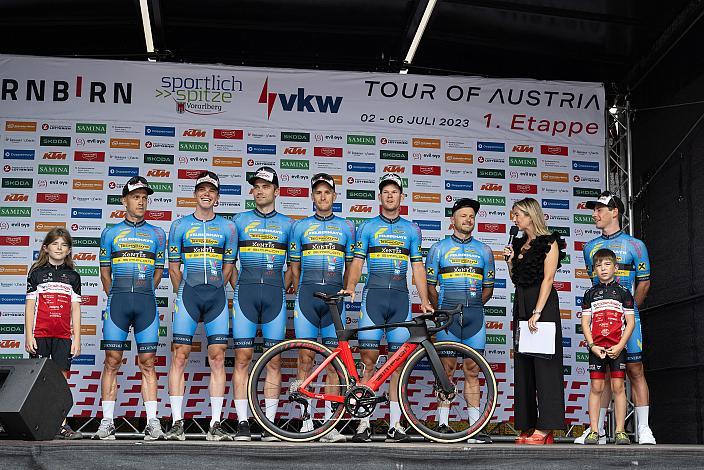 Team Felbermayr Simplon Wels  72. Tour of Austria, Präsentation der Teams, Dornbirn