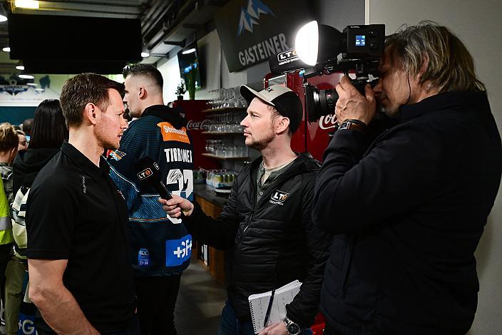 Head Coach Philipp Lukas (Steinbach Black Wings Linz) Steinbach Black Wings Linz , VIP Bereich, Linz AG Eisarena 