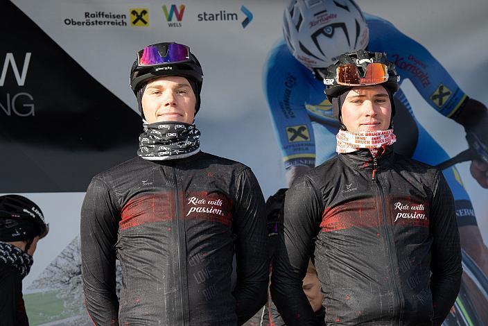 Emanuel Zangerle (AUT, Tirol KTM Cycling Team), Felix Engelhardt (GER, Tirol KTM Cycling Team), Herren Elite, U23, Radliga, 60. Raika Kirschbluetenrennen, Wels, Oberösterreich