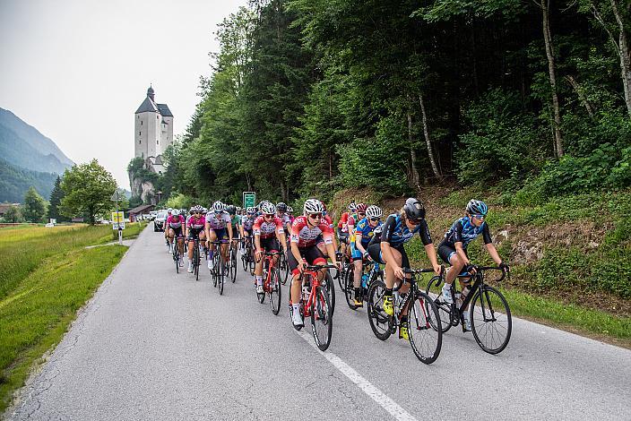 Das Feld bei Maria Stein Elite Damen, Österreichische Meisterschaft Strassenrennen, Kufstein, Tirol 