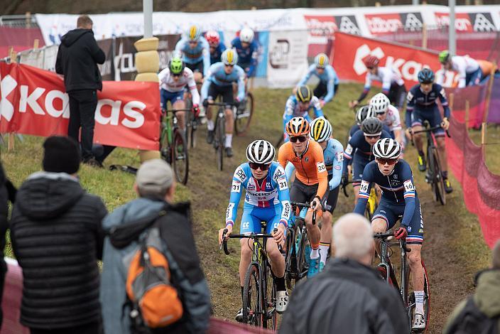 Nr.31 Vaclav Jezek (CZE) Start zum Rennen der Junioren, UCI Cyclocross World Cup, Tabor CZ