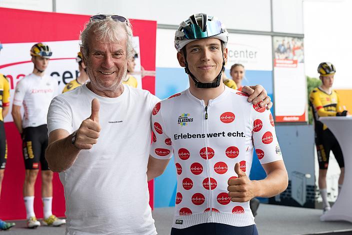Victor van de Putte (BEL, Team Deschacht - Group Hens - Containers Maes) im Bergtrikot Wels Max.Center - Amag Ranshofen,  Int. Raiffeisen Oberösterreich Rundfahrt UCI Kat. 2.2
