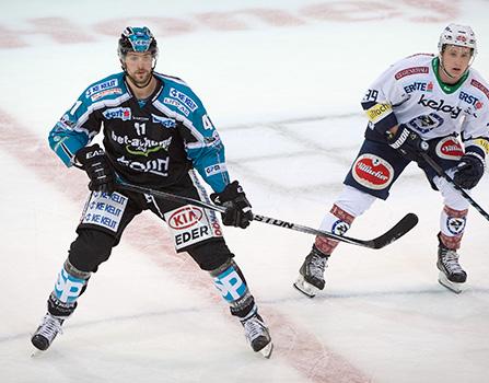 Mario Altmann (EHC Liwest Black Wings Linz) EHC Liwest Black Wings Linz vs EC VSV