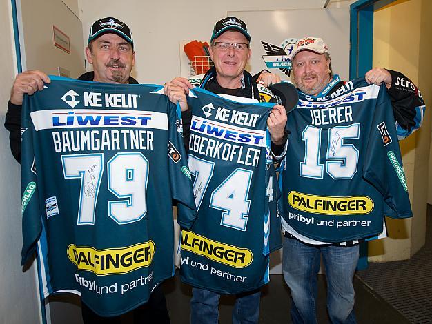 Die Gewinner des LIWEST Black WIngs Gewinnspiels, EHC Liwest Black Wings Linz vs UPC Vienna Capitals