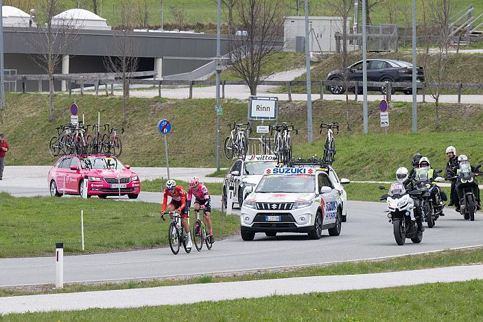 Moran Vermeulen (AUT, Nationalteam Österreich), Simon Carr (GBR, EF Education - EasyPost)  46. Tour of the Alps, 2. Etappe, Reith im Alpbachtal - Ritten 165.2km