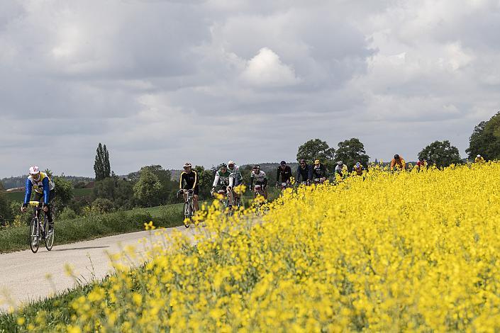 Das Feld der Fahrer bei St. Marienkirchen