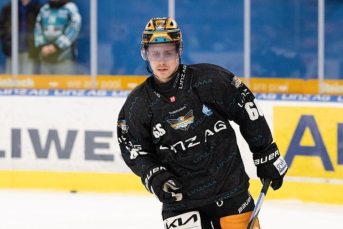 Stefan Gaffal (Steinbach Black Wings Linz) Steinbach Black Wings Linz vs Bemer Pioneers Vorarlberg, Linz AG Eisarena 