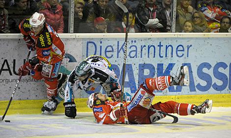 Curtis Murphy, Linz und Manuael Geier und Johannes Reichel, KAC