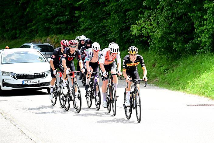 Sieger Mauro Brenner (GRER, TUDOR PRO CYCLING TEAM U23), Jakob Purtscheller AUT, Tirol KTM Cycling Team), David Preyler (AUT, Tirol KTM Cycling Team) in der Ausreissergruppe, Drei Länder Meisterschaft U23,  Austria