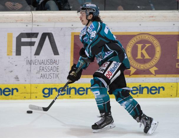 Mate Gaspar  (EHC Liwest Black Wings Linz) EHC Liwest Black Wings Linz vs EC KAC, Pick Round