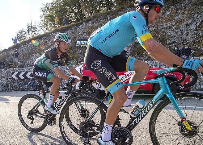 Matteo Fabbro (ITA, Bora Hans Grohe), Jakub Fuglsang (DEN, Astana Pro Team)  Stage 15,  Base Aerea Rivolto  ›  Piancavallo   (185k) 15. Etappe, 103. Giro d Italia 