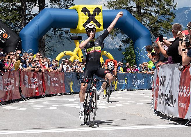 Etappen und Gesamtsieger, Alexis Guerin (FRA, Team Vorarlberg) 3. Etappe Traun - Hinterstoder, Int. Raiffeisen Oberösterreich Rundfahrt UCI Kat. 2.2