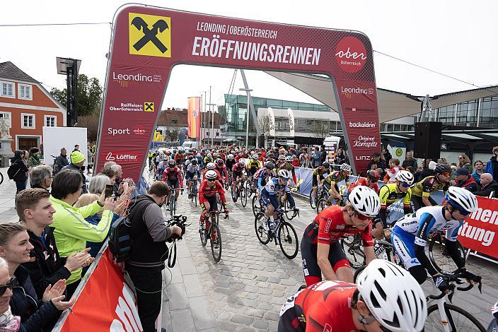 Start Herren Elite, U23, Radliga, 62. Radsaison-Eröffnungsrennen Leonding, Oberösterreich 