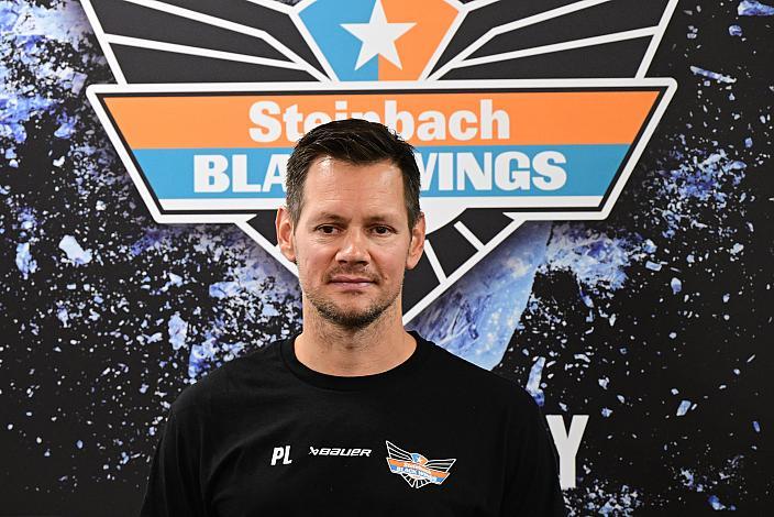 Head Coach Philipp Lukas (Steinbach Black Wings Linz) Saisonstart Pressegespräch, Steinbach Black Wings Linz Linz AG Eisarena