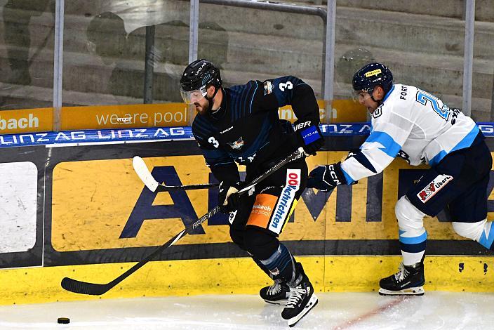 Greg Moro (Steinbach Black Wings Linz),  Steinbach Black Wings Linz vs Bili Tygri Liberec (CZE) , Linz AG Eisarena 