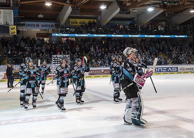 Tormann David Kickert (EHC Liwest Black Wings Linz) Spiel 6, EHC Liwest Black Wings Linz - Graz 99ers, Play Offs, Viertelfinale