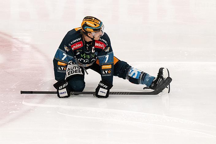 Brian Lebler (Steinbach Black Wings Linz) Steinbach Black Wings Linz vs BEMER Pioneers Vorarlberg, ICE Eishockey Liga, Linz AG Eisarena