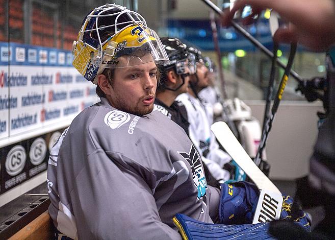 Tormann Luca Gracnar (Black Wings Linz) Black Wings Linz,  Eishockey