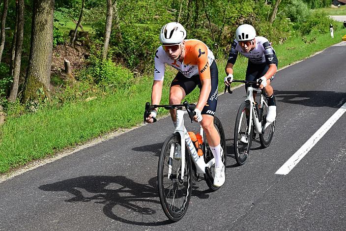 Manolo Wrolich (AUT, Tirol KTM Cycling Team), Paul Buschek (AUT, Schwingshandl Intralogistics), 3. Etappe Asten - Bad Schallerbach, Oberösterreich Rundfahrt