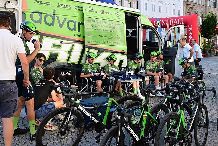 Team Hrinkow Advarics beim 28. Int. ASVÖ - HRINKOW City Kriterium Steyr, Herren Elite, ÖRV, Radsport, Mountainbike, ELITE Rennrad