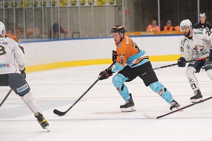 Andris Dzerins (Steinbach Black Wings Linz) Steinbach Black Wings Linz  vs MAC Budapest