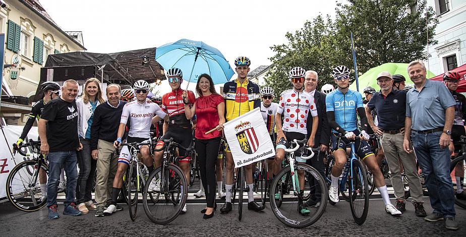 Start zur 2. Etappe Rohrbach - Rohrbach, OberÃ¶sterreich Junioren Rundfahrt