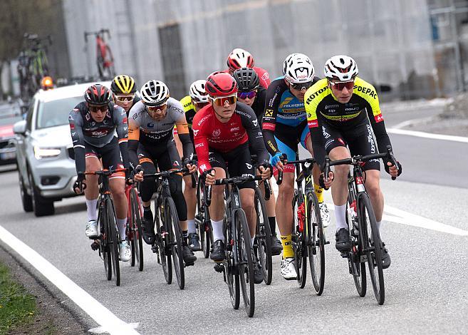 Lukas Meiler, GER (Team Vorarlberg) in der Ausreissergruppe  Herren Elite, U23, Radliga, GP Vorarlberg, Nenzing