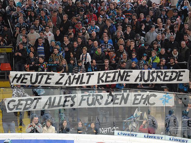 Linzer Fans (Liwest Black Wings Linz) und (EC VSV), EHC Liwest Black Wings Linz vs EC VSV, Play-Offs, Viertelfinale 