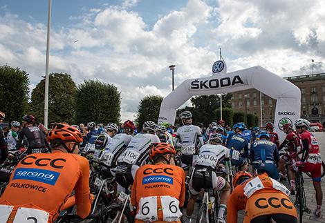 Start zum Velothon Stockholm, 2015