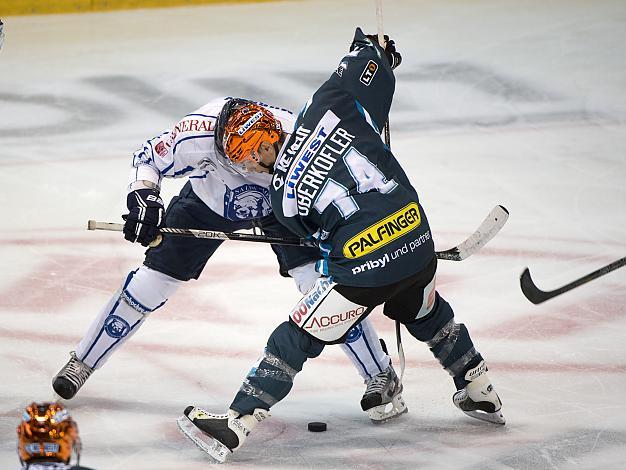 #74 Daniel Oberkofler, Linz, EHC Liwest Black Wings Linz vs KHL Medvescak Zagreb          