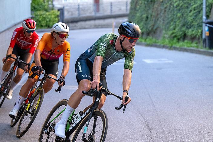 Die Ausreisser mit Sieger Loic Bettendorff (LUX, Hrinkow Advarics), , 2. Matthias Gusner (AUT, WSA KTM Graz), 3. Josef Dirnbauer (AUT, Cycling Team Schwingshandl),
 27. Int. ASVÖ - HRINKOW City Kriterium Steyr, Herren Elite, ÖRV, Radsport, Mountainbike, ELITE Rennrad