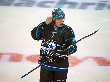 Brian Lebler Linz,  EHC Liwest Black Wings Linz vs Straubing Tigers