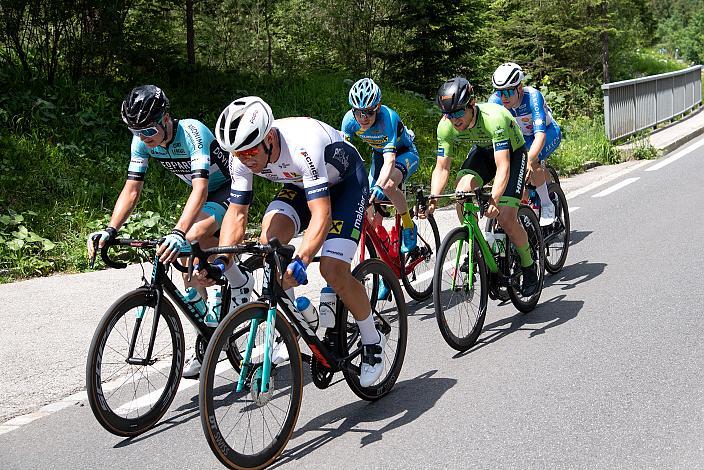 Ausreissergruppe des Tages mit Timon Loderer (GER, Hrinkow Advarics), Fabian Costa (AUT, Union Raiffeisen Radteam Tirol), Daniel Lehner (AUT, Team Felbermayr Simplon Wels), Louis Coquert (FRA, Leopard Pro Cycling), Roman Duckert (GER, Team Dauner Akkon), Fabian Schormair (GER, Santic-Wibatech), St.Florian, Asten - Resort Hinterstoder, Höss, Int. Raiffeisen Oberösterreich Rundfahrt UCI Kat. 2.2