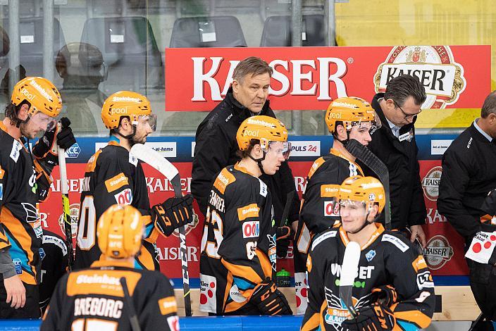 Head Coach Raimo Summanen (Steinbach Black Wings Linz) Steinbach Black Wings Linz vs HK SZ OLIMPIJA, bet-at-home ICE Hockey League