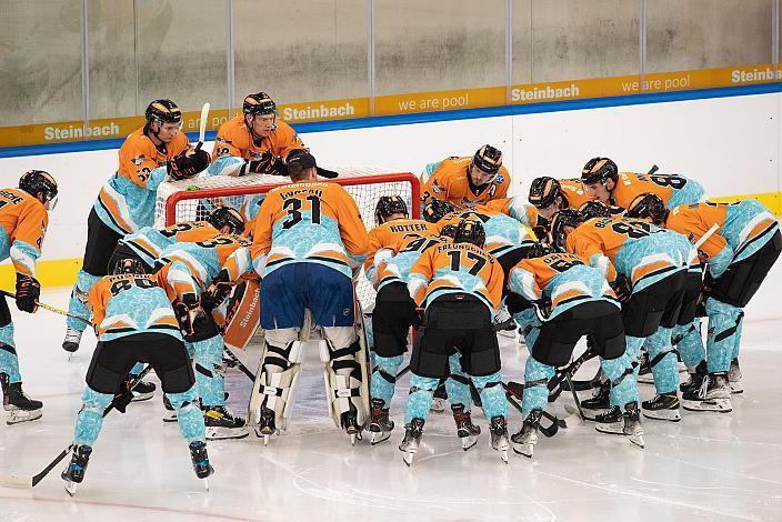 Das Team der Steinbach Black Wings Linz Steinbach Black Wings Linz  vs MAC Budapest
