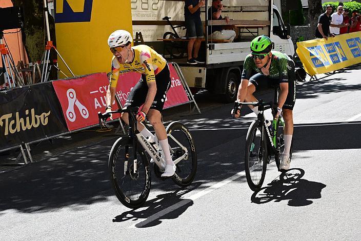 Sprintsieger Philipp Hofbauer (AUT, Team Vorarlberg), 2. Platz Riccardo Zoidl (AUT, Hrinkow Advarics) Herren Elite, U23, Road Cycling League Austria