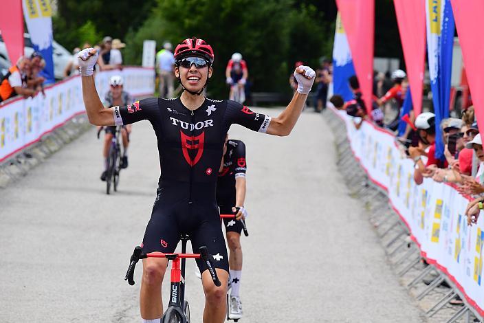 Sieger Schweiz Diego Casagrande (SUI, TUDOR PRO CYCLING TEAM U23) Drei Länder Meisterschaft U23,  Austria