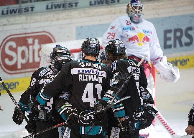 Linz feiert  EHC Liwest Black Wings Linz vs EC Red Bull Salzburg, Platzierungsrunde