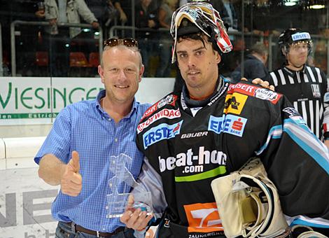 Alex Westlund Liwest Black Wings Linz Spieler des Abends 