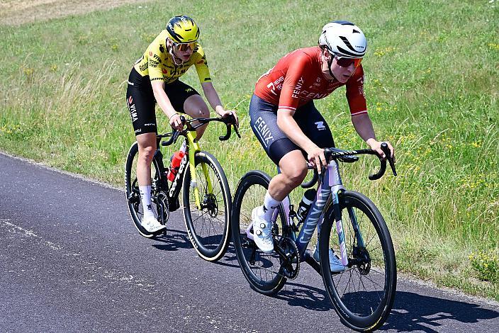 Katharina Sadnik (AUT, Team Visma | Lease a Bike), Christina Schweinberger (AUT, Fenix-Premier Tech), Österreich Staatsmeisterschaft, Strasse, ÖSTM Schwanenstadt - OÖ