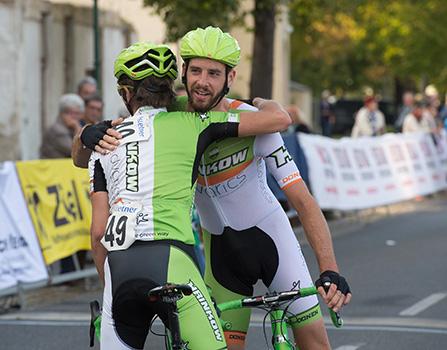 Andreas Graf (AUT, Hrinkow Advarics Cycleang Team), 1. Platz und Clemens Fankhauser (AUT, Hrinkow Advarics Cycleang Team), Österrreichische Meisterschaft Kriterium
Andreas Graf (AUT, Hrinkow Advarics Cycleang Team), 1. Platz und Clemens Fankhauser (A