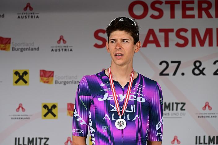 Patrick Gamper (AUT, Team Jayco AlUla) ÖM Staatsmeisterschaft, Zeitfahren, Frauenkirchen, Burgenland