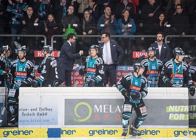 Head-Coach Troy Ward (EHC Liwest Black Wings Linz)  EHC Liwest Black Wings Linz vs KHL Medvescak Zagreb, 3. Viertelfinale