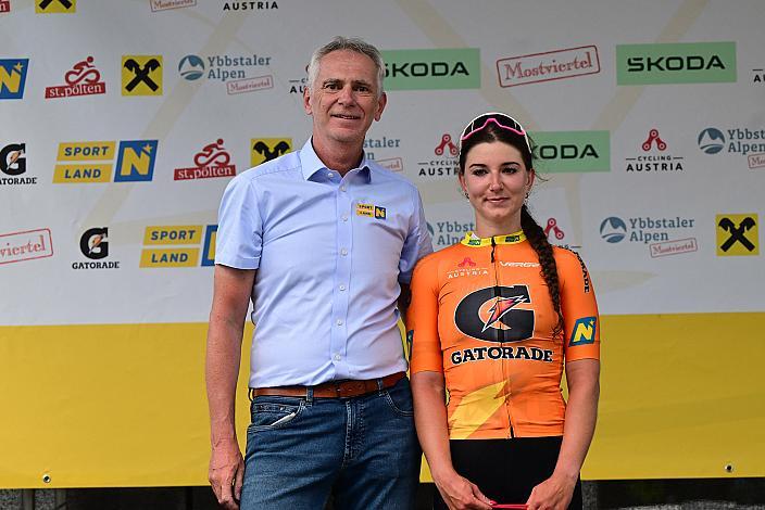 Im Punktetrikot Olga Wankiewicz (POL, MAT Atom Deweloper Wroclaw), Amstetten-Amstetten, Sportland NÖ women tour