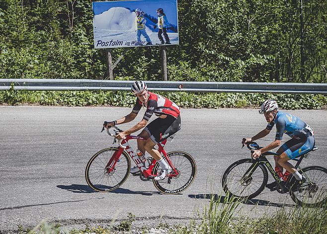 v.l. Michael Gogl (AUT, Trek - Segafredo), Stephan Rabitsch (AUT, Team Felbermayr Simplon Wels) Herren Elite Rad Strassen Staatsmeisterschaft, Mondsee