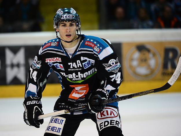 #74 Daniel Oberkofler, Linz, EHC Liwest Black Wings Linz vs SAPA Fehervar AV19