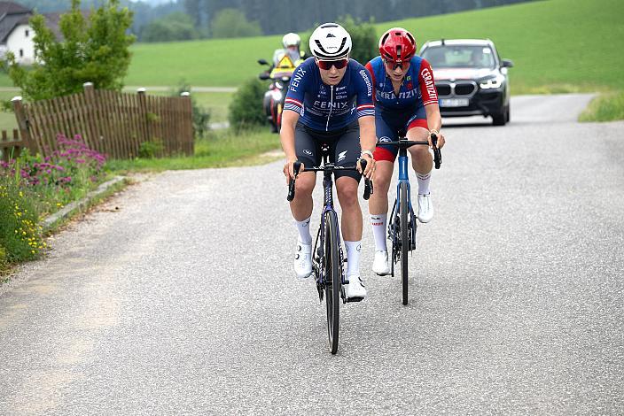 Kathrin Schweinberger (AUT, CERATIZIT - WNT Pro Cycling Team) , Christina Schweinberger (AUT, Fenix-Deceuninck)  ÖM Staatsmeisterschaft, Strassenrennen, Königswiesen OÖ